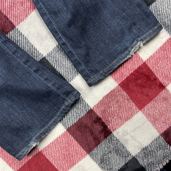 True Religion Jeans Women 28 Hi Rise Boot Cut Denim Flap Pockets USA Y2K 28x30" - Picture 11 of 12